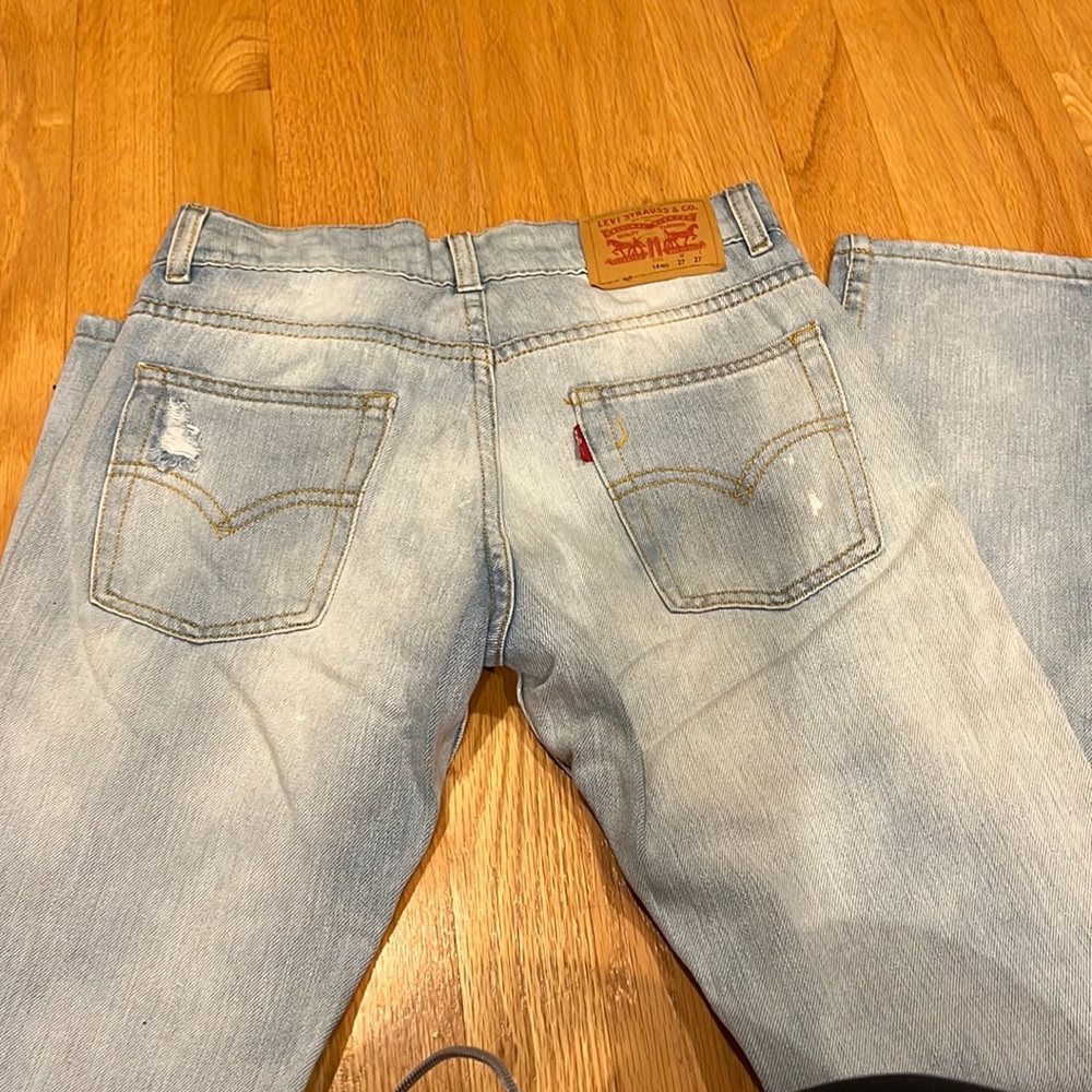 Boys 511 Distressed jeans